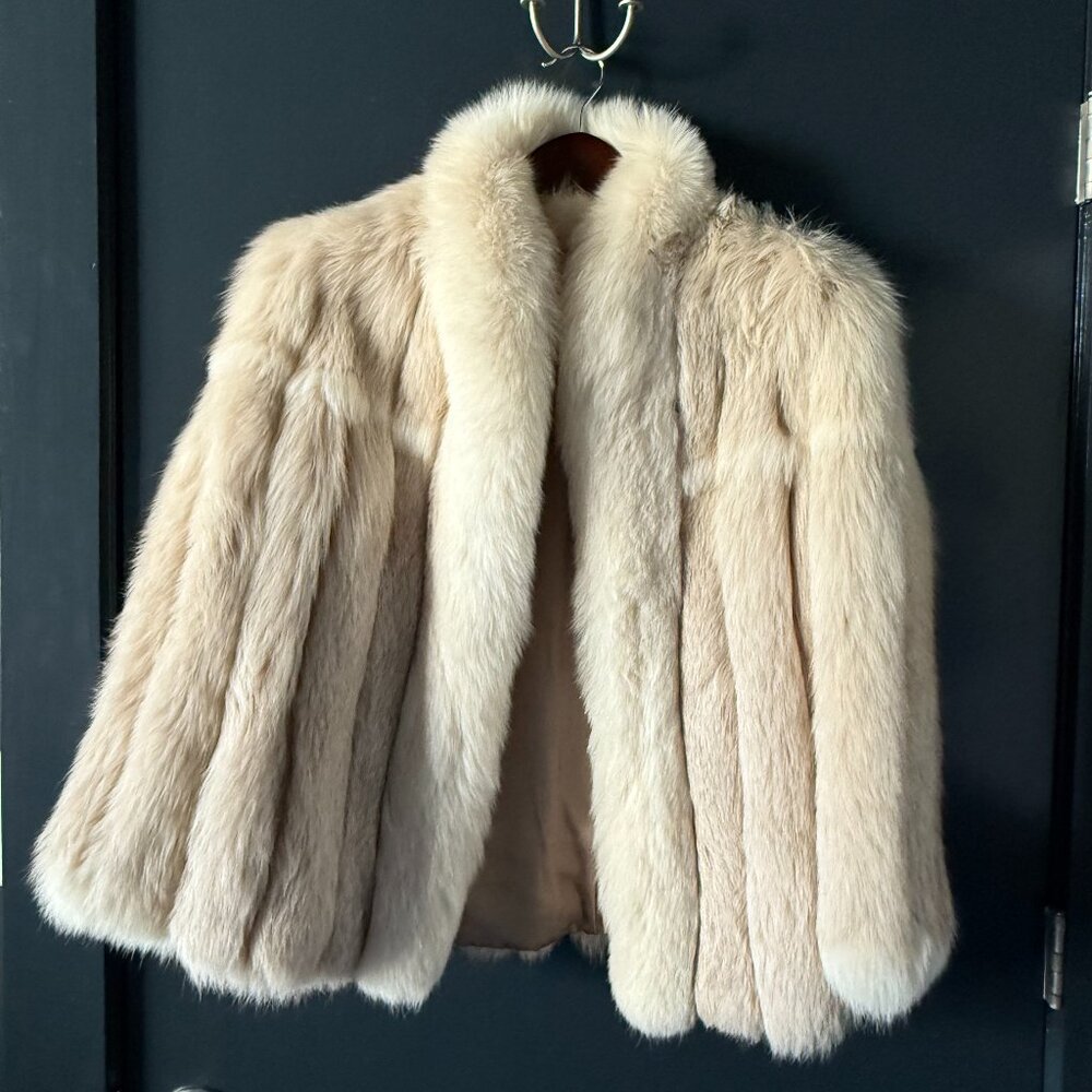 Real Fur Coat Vintage Size Small